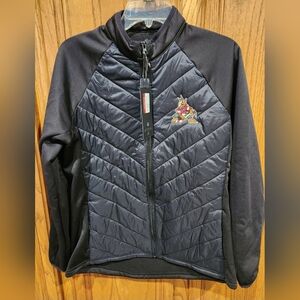 Arizona Coyotes Utah HC Black Antigua Kachina Puffer Jacket Size Large NEW